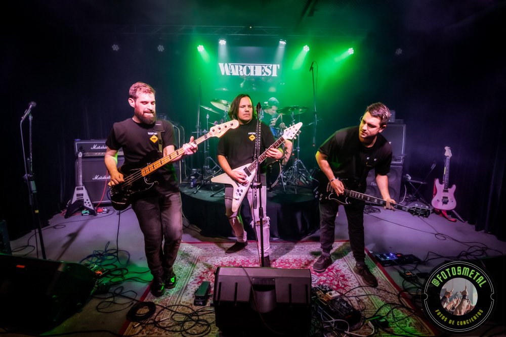 Fotos de Warchest en vivo en Crearock (Aniversario Aftershock)