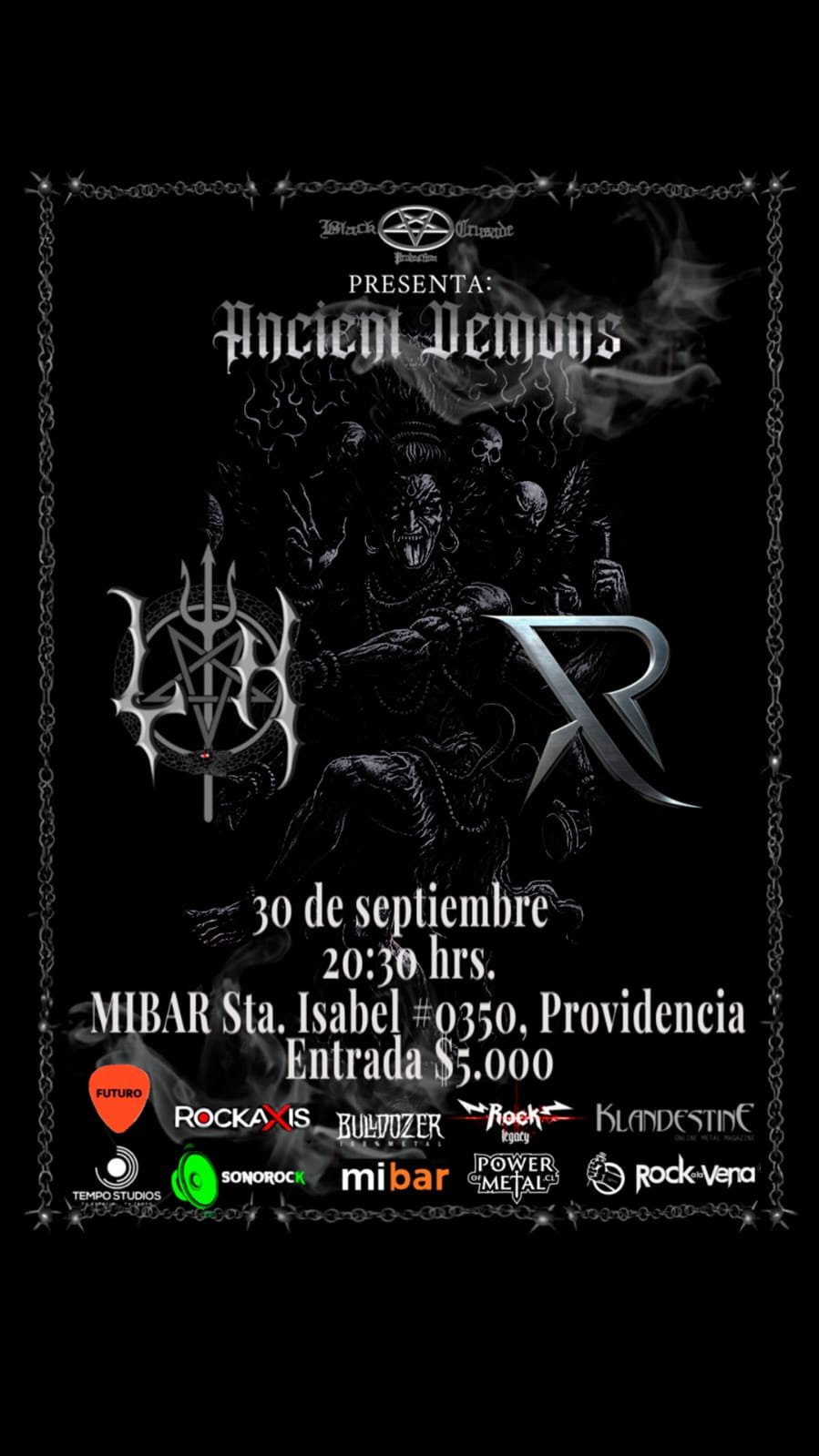 LUCTUS HYDRA SE PRESENTARÁ EN VIVO JUNTO A RIDERS EN UNA NUEVA EDICIÓN DE "ANCIENT DEMONS" EN MIBAR 2 LUCTUS HISTORIAS Eric Fotosmetal